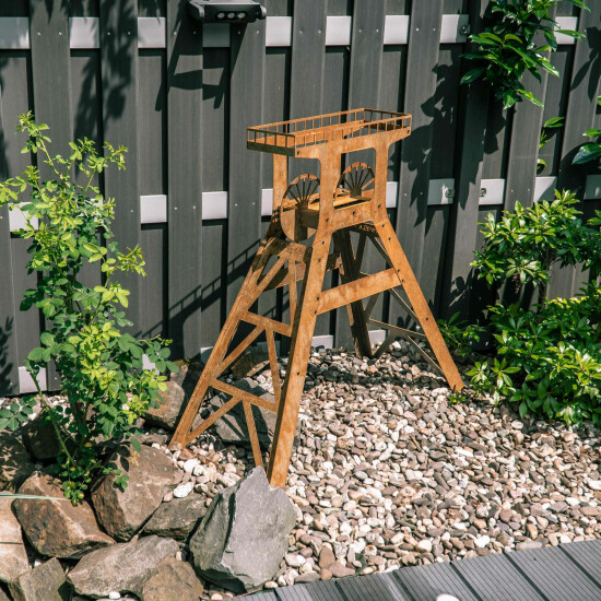 FÖRDERTURM M Stahl roh