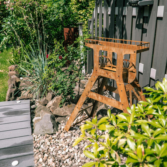 FÖRDERTURM M Stahl roh