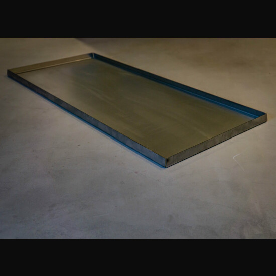 Stahlwanne für Kaminholzständer