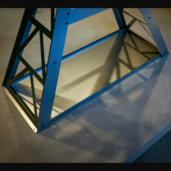 Stahlwanne für Kaminholzständer