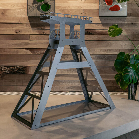 Stahlwanne für Kaminholzständer