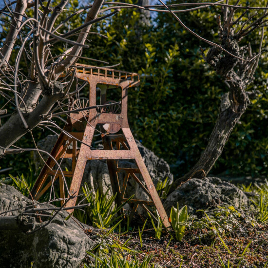 FÖRDERTURM S Stahl roh