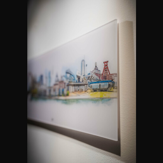 Wandbild RUHRDORF 80x30cm