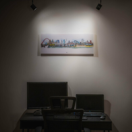 Wandbild RUHRDORF 100x40cm