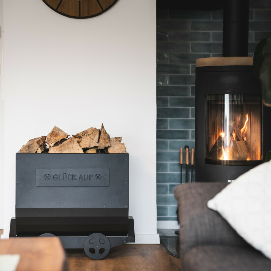 Bergbau-Lore M - Bar Schwarz pulverbeschichtet